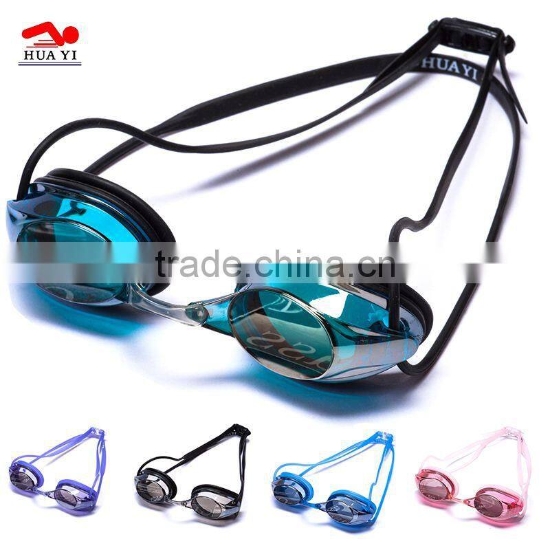 Fit all silicone gasket top flexbile for adults unisex swimming goggle