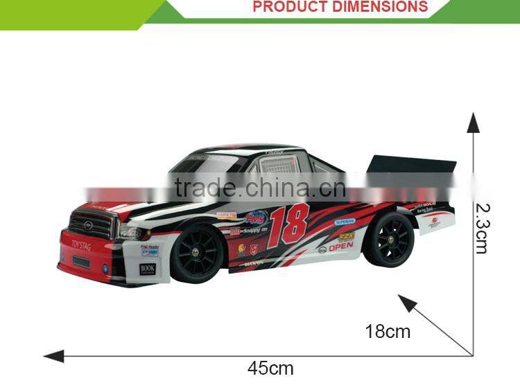 High speed 2.4G 1:10 race track with rc car