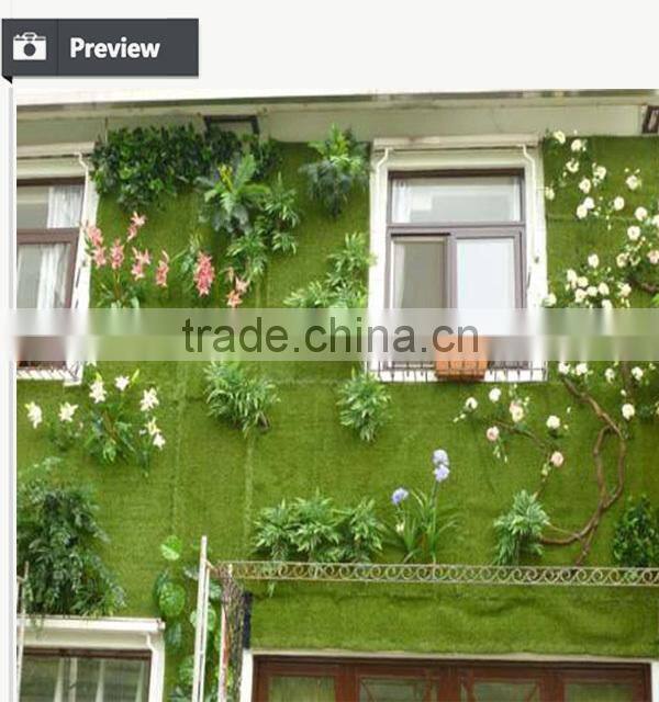 Outdoor creative artificial living moss flower plants wall