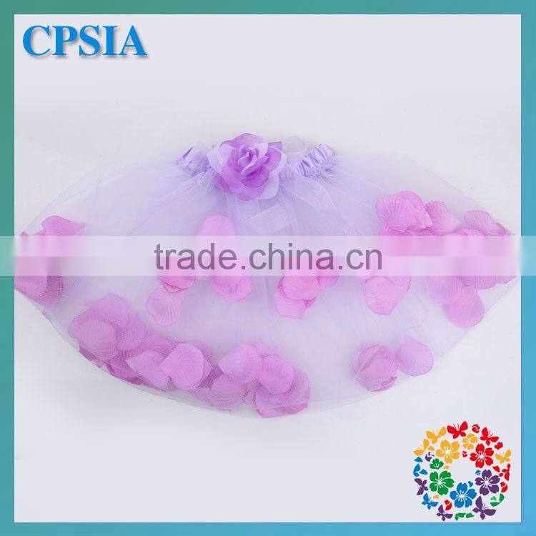 hot girls in short skirt baby girls flower petal tutu skirts black tulle tutu12 colors