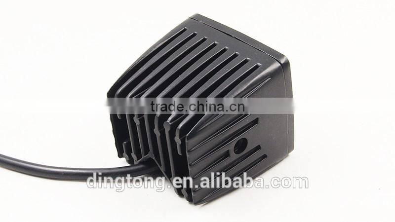 Auto led work light 4d lense ip67 10-30v square jeep off-road working lights