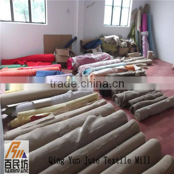 nature burlap color Eco friendly for banner or runner or decoration