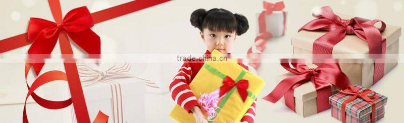 holiday decoration ribbon bow with wire twist tie