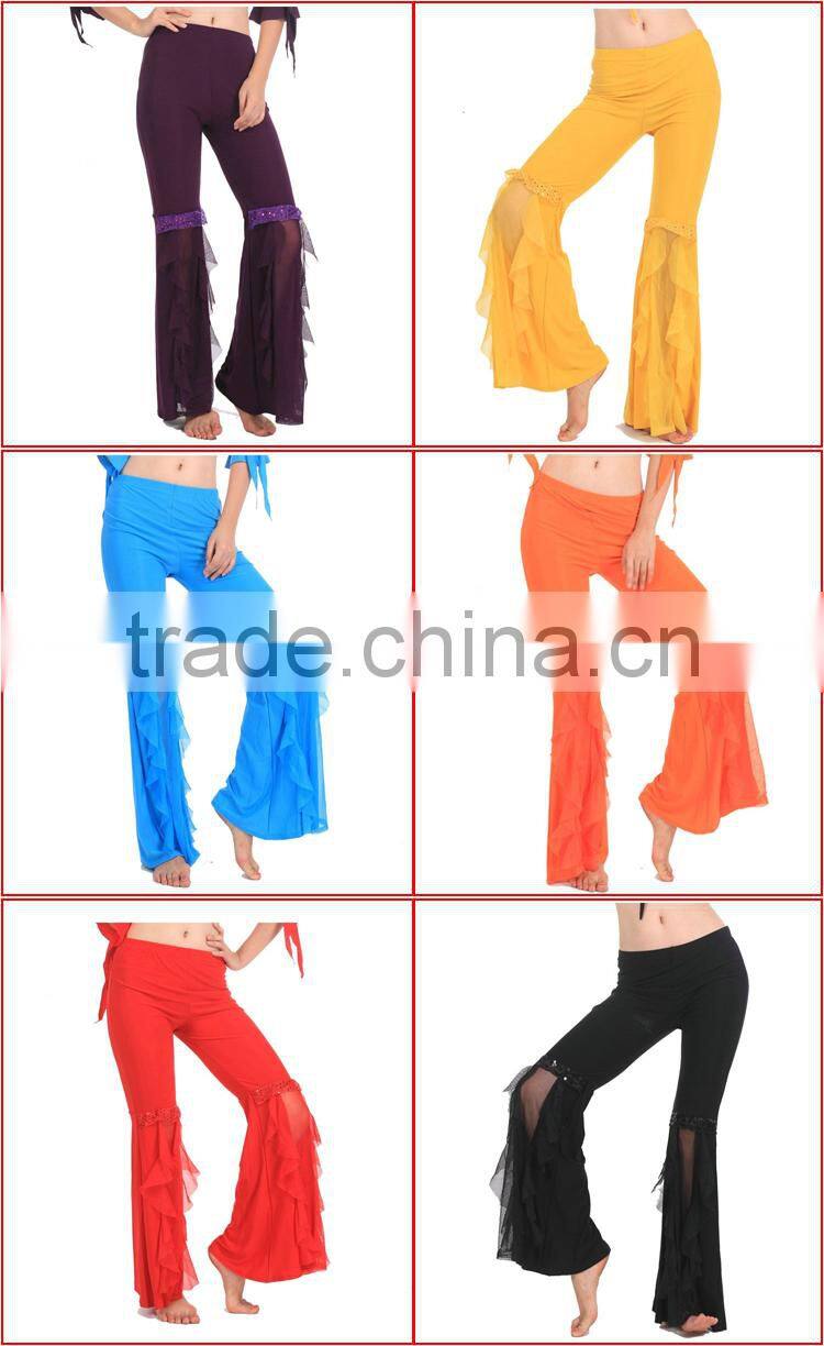Professional women's dance pants sexy gorgeous belly dance harem pants