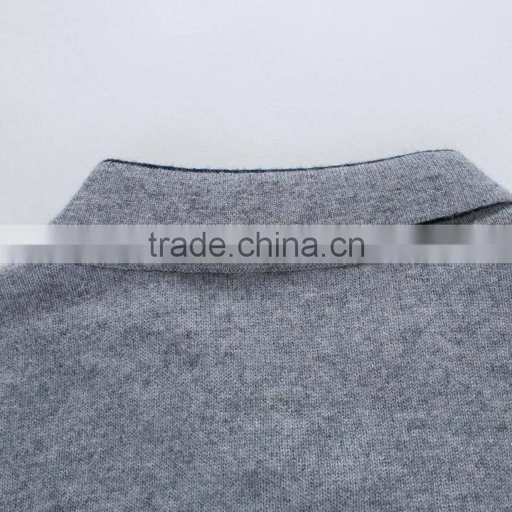 computerized sweater knitting machine for men grey woolen sweater knitting with cheape 1/4zipper machine price