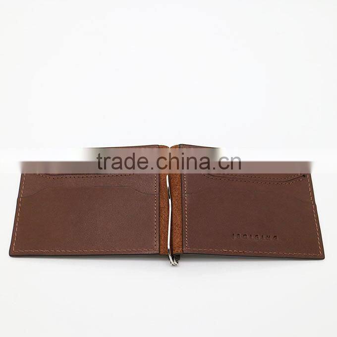 J7094 Genuine Leather Money Clip Car Holder