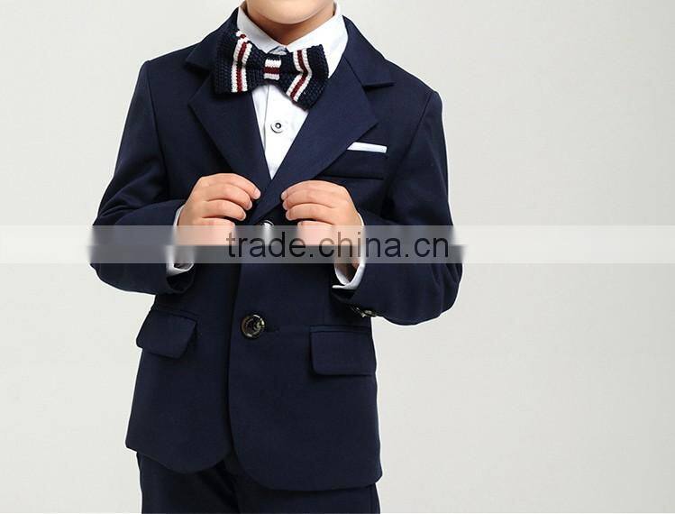 2016 latest design children's school uniform boy's 2 piece suit boys' formal suite