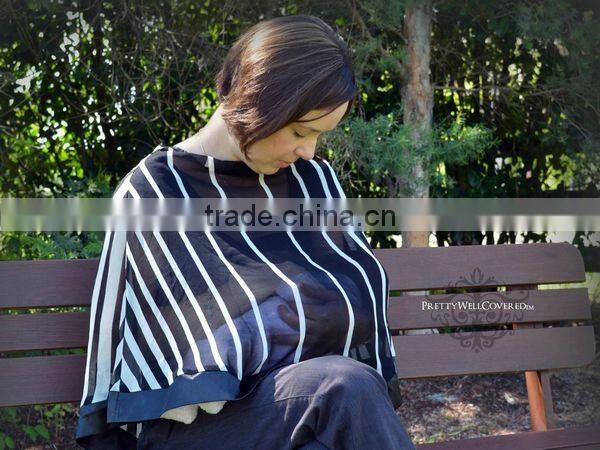 wholesale Organic special Baby Mum breathable multi functional fashion Breastfeeding Poncho nursing cover nursing scarf