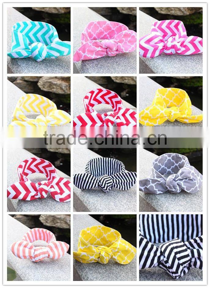 2015 different kinds kids pink christmas party headband cute rabbit ears headband