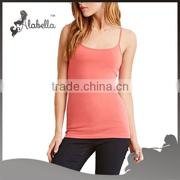 Solid color tank top wholesale plain tank tops neckline