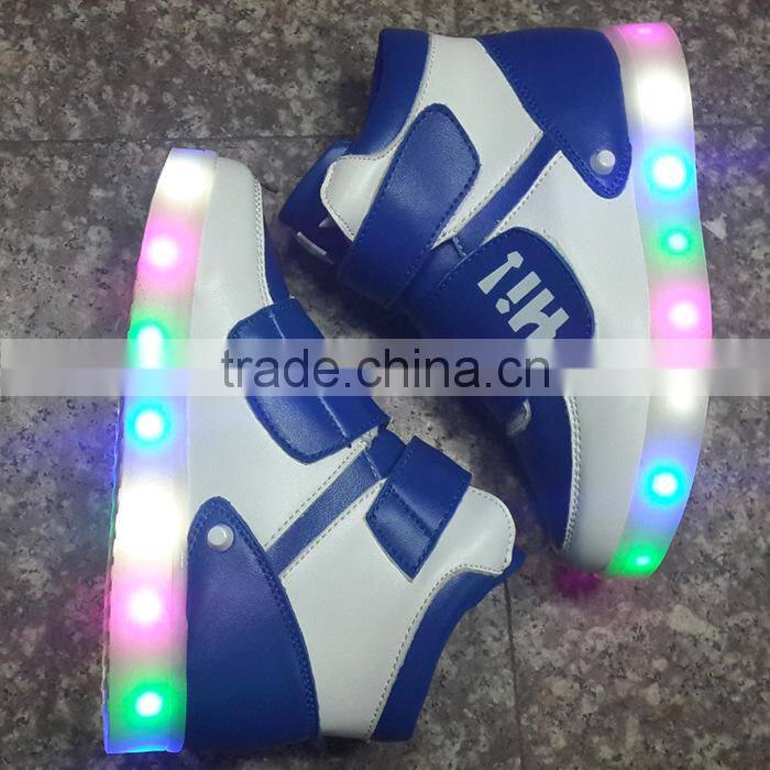 HFR-TS-21-2 2015 boys USB shoes CFL shoes pure white