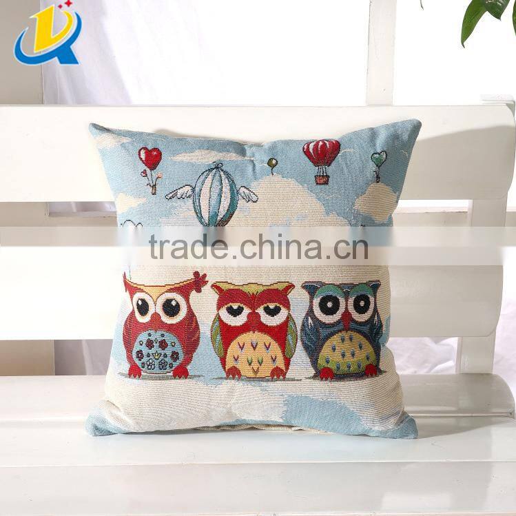 wholesale cotton owl cushions cushion covers tapestry pillows