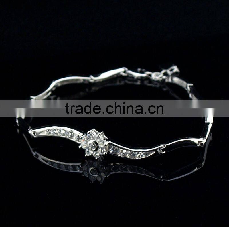 bracelets jewelry rhodium plated silver bracelets