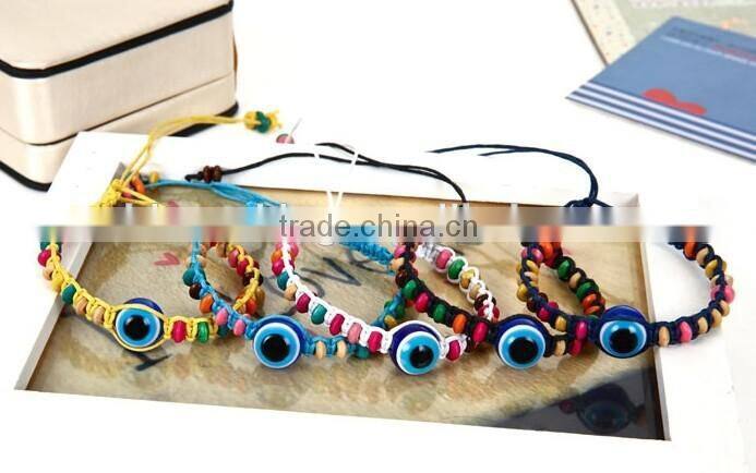 fabric cloth braided Bracelet, multi function fabric cloth hand woven Bracelet elastic fabric ponytail holder