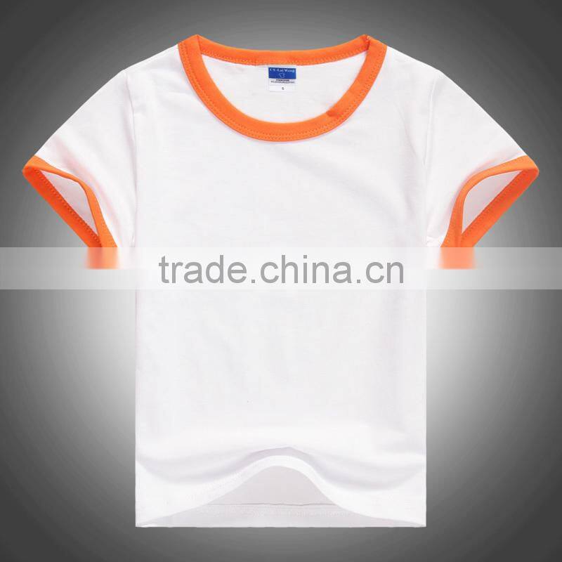 Kids clothes high quality soft cotton t shirt children o neck t-shirt custom