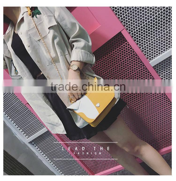 Cute Women Bag Baby Girl Mini Shoulder Cross Body Chain Bags black yellow white young girls bags