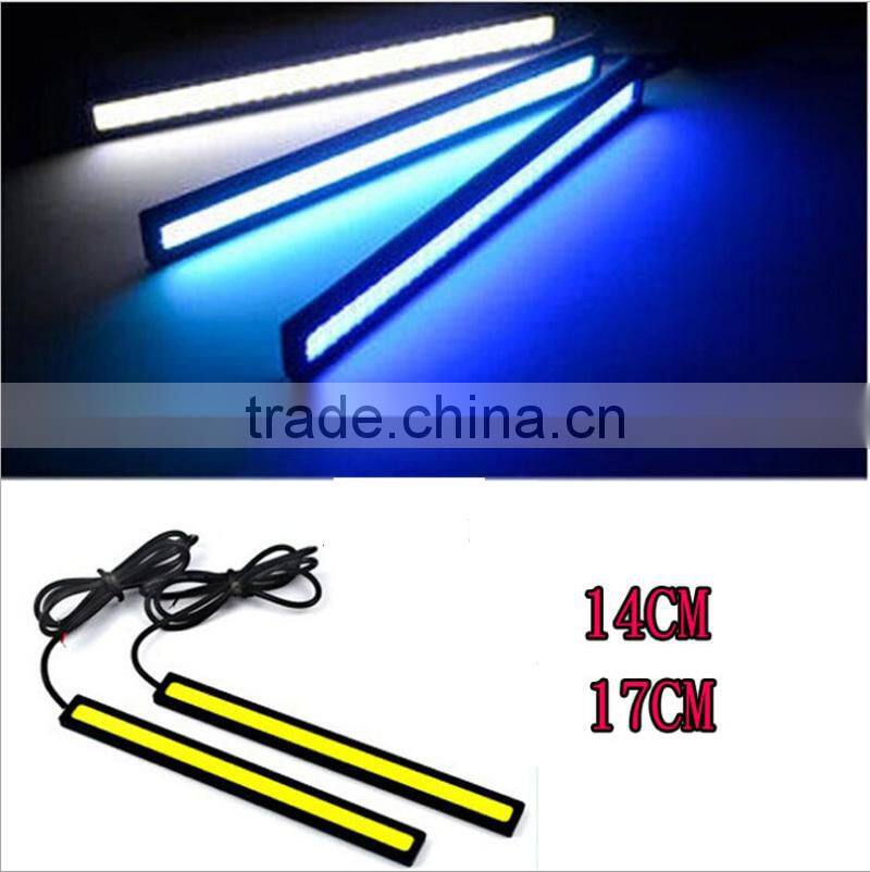 New ultra-thin high-brightness LED daytime running lights waterproof power cars running lights white yellow