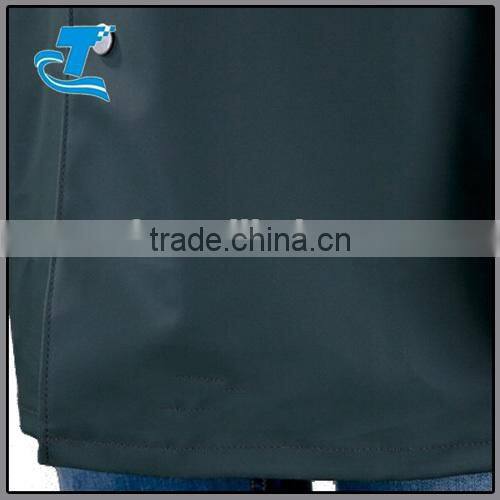 Adult Long Waterproof Polyester Raincoat with hood