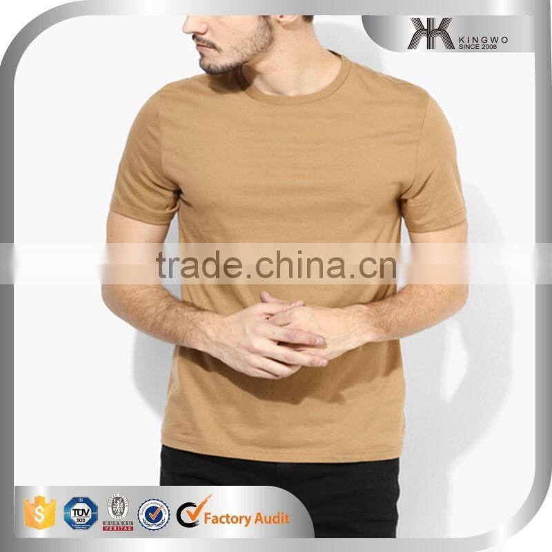 Man High Quality Cotton Plain Bulk Blank T-shirts