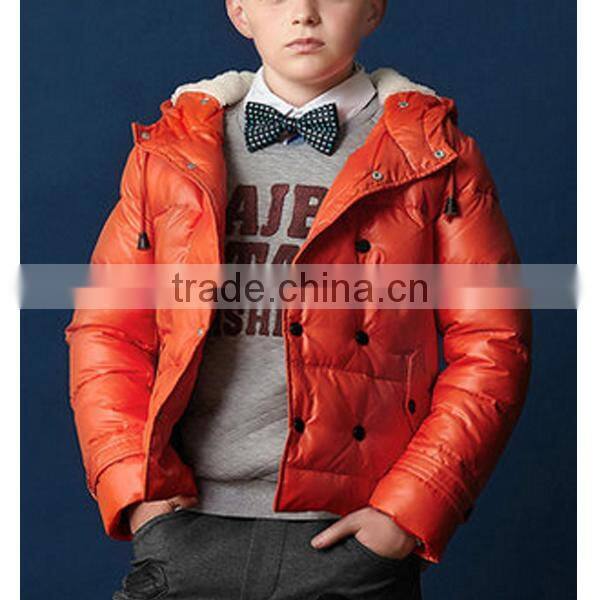 2015 Oem Service Little Boys Handsome Winter Down Jacket