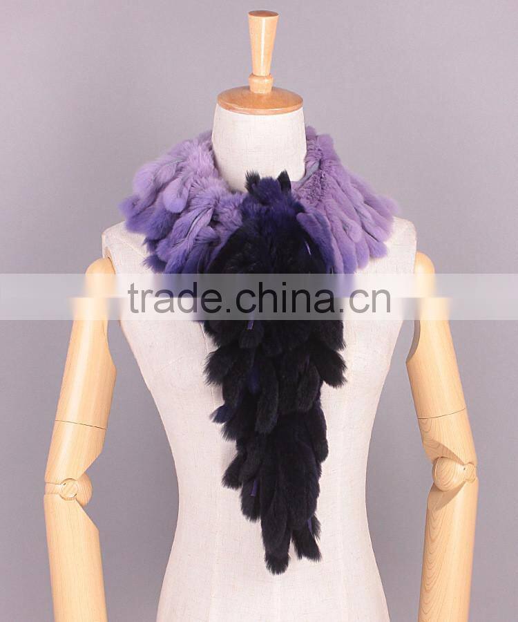 China factory Warm Scarves best-selling scarf shawl Fur Knit Scarf for Winter