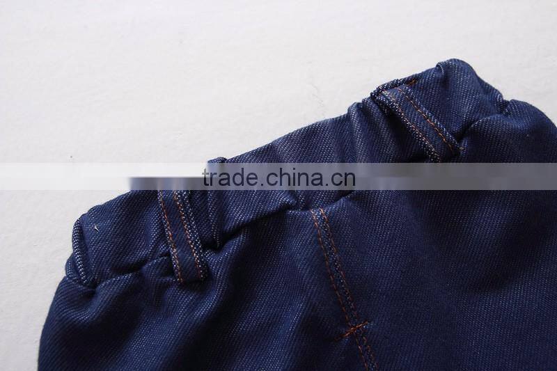 customize fashion kids boys fake oxford stretch pants