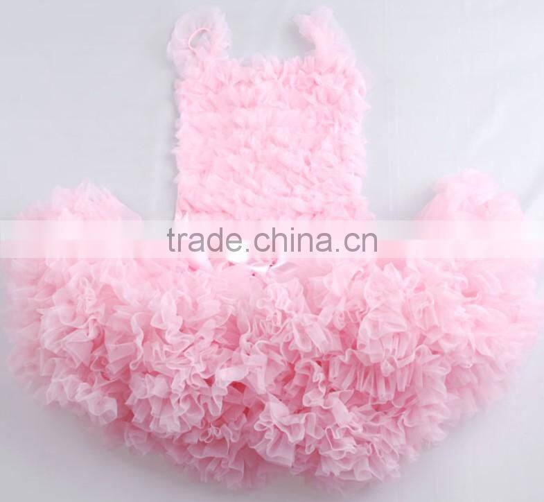 2014High Quality royal blue petti dress pettiskirts set tutu dress Girls Birthday party baby Petti skirt princess Chiffon dress