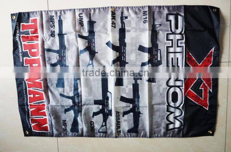 3'x5' custom polyester banner