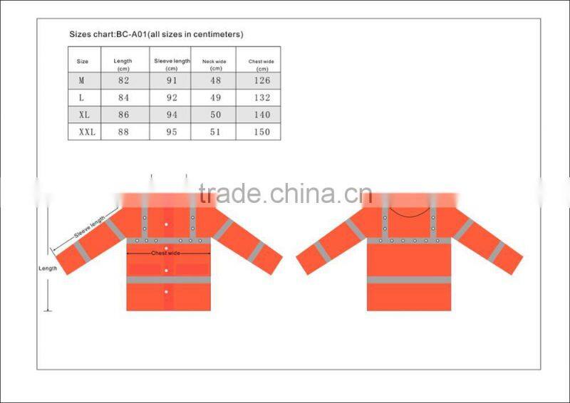 Europe and America Hot Selling Reflective Safety Clothing Outdoors Working