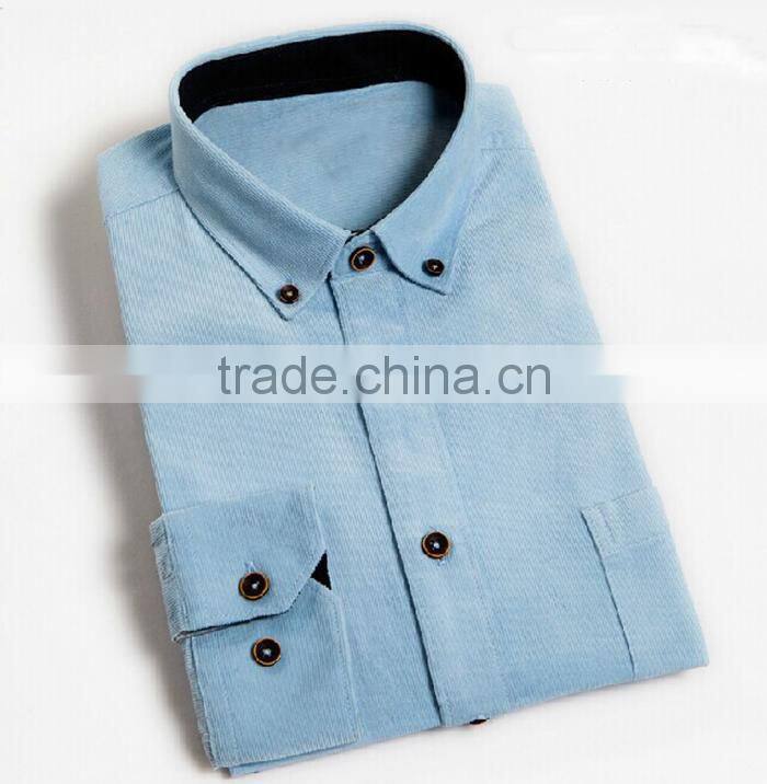 Denim fabric men shirts long sleeve shirts