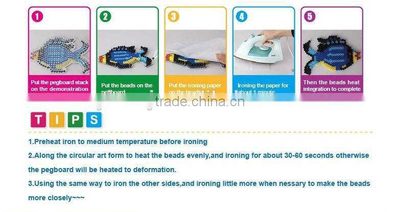 2017 Diyfashion 5mm 36Colors perler Fuse Beads box set of Diy Educational toys for kids