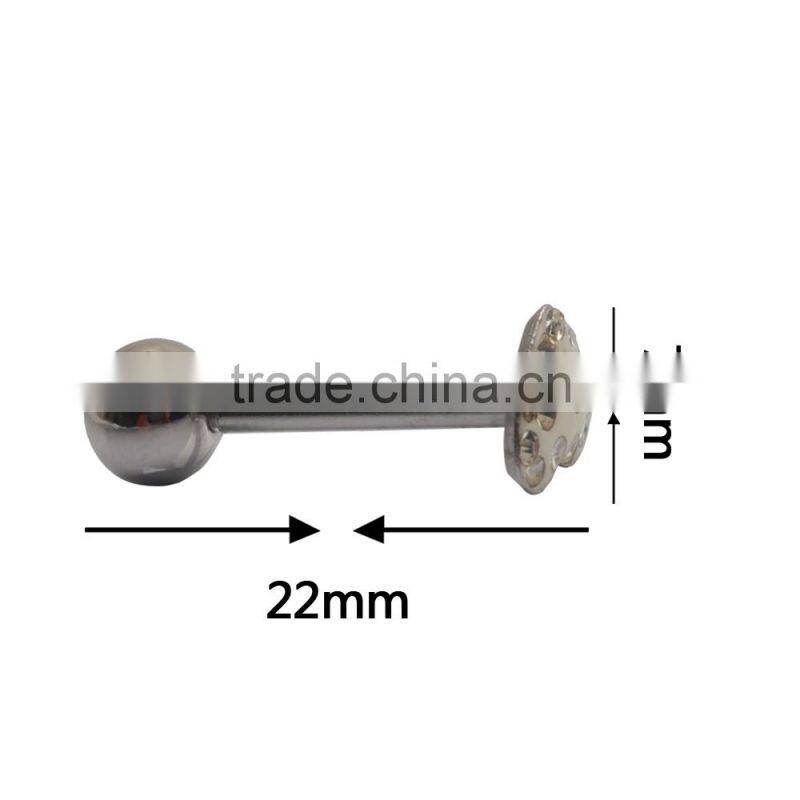 Custom Logo High quality 316L Stainless Steel Fake Spikes Flesh Ear Plugs Piercing Jewelry