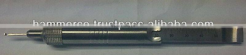 Depth Gauge, Depth Hight Gauge, Orthopedic Instruments