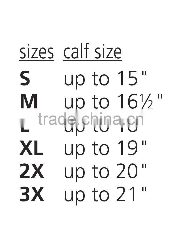 Custom Medical Zipper Compression Sock, Compression Beige Socks, Open Toe Knee Length Calf Sleeves--ZP00114