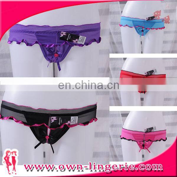 Sex Lace Pattern Sexy Transparent Ladies Underwear Panties Sexy Underwear