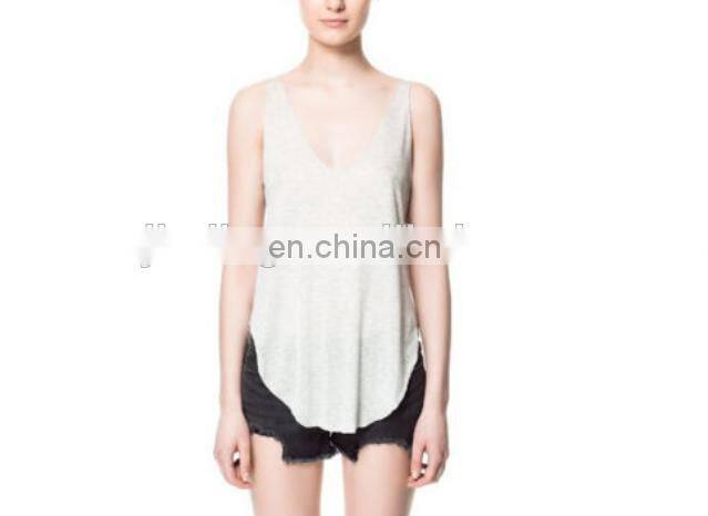 Women Ladies Summer Casual Loose Sleeveless V-Neck Vest Tank Tops T-Shirt Blouse