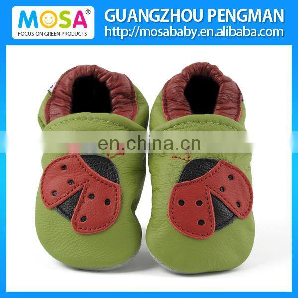 Toddler Girl Soft Sole Genuine Leather White Shoes Cherry Pattern Size 0-4 Years
