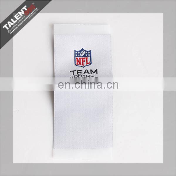 custom high quality loop folded woven private label for clothing