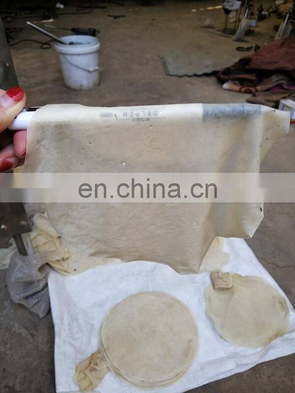 Automatic Dumpling Wrapper Making Machine/wonton Spring Roll Skin Maker/crepe Tortilla Chapati Roti Machine