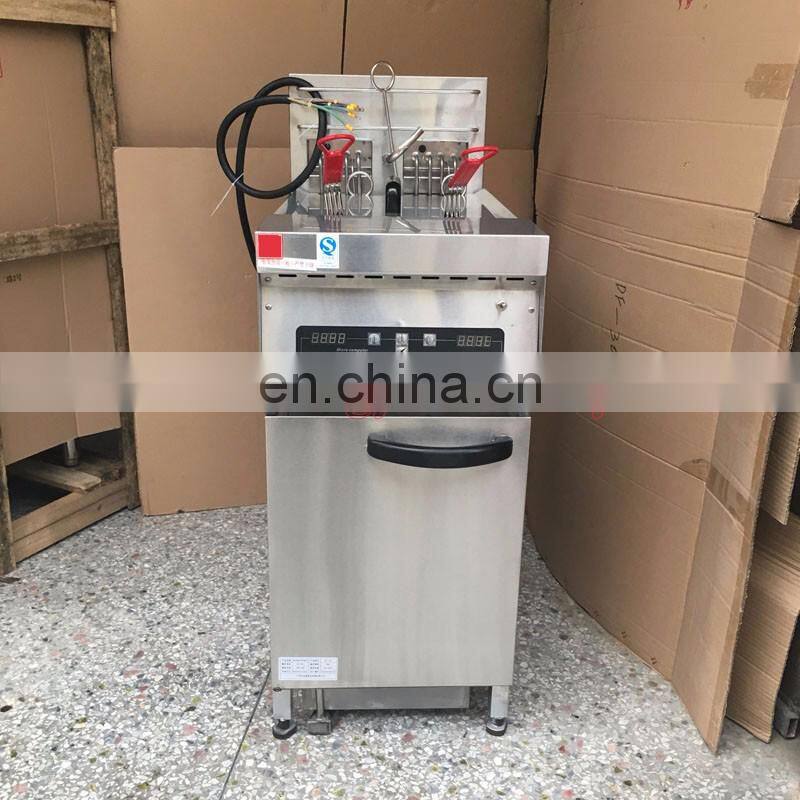 IS-DF-32A Safety And Energy Saving Electric Fryer Computer-Board Fryer Double Sieves Double Oil Cylinders With Oil Filter