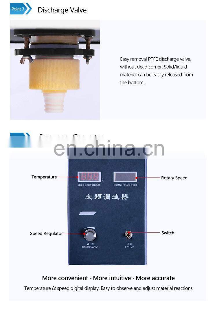 High Grade Lab Single Deck Chemical Glass Reactor