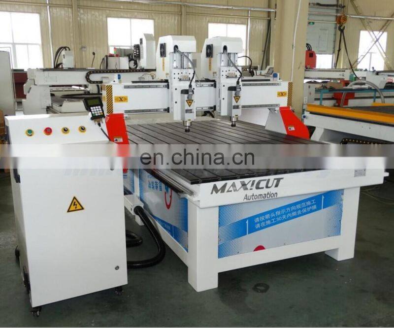 Heavy body 1325 two head cnc engraving machine/1325 double head cnc router