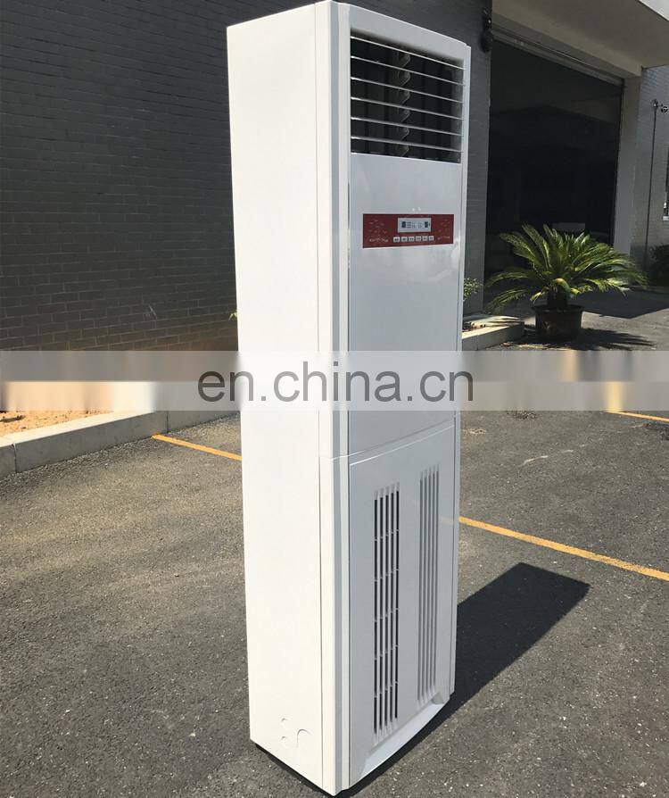 Vertical dehumidifier for swimming pool have heater function