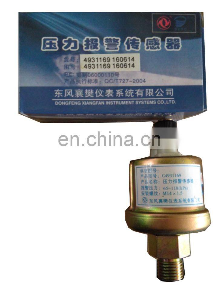 OIL PRESSURE SENSOR C4931169 for Original dongfeng truck SPARE PARTS