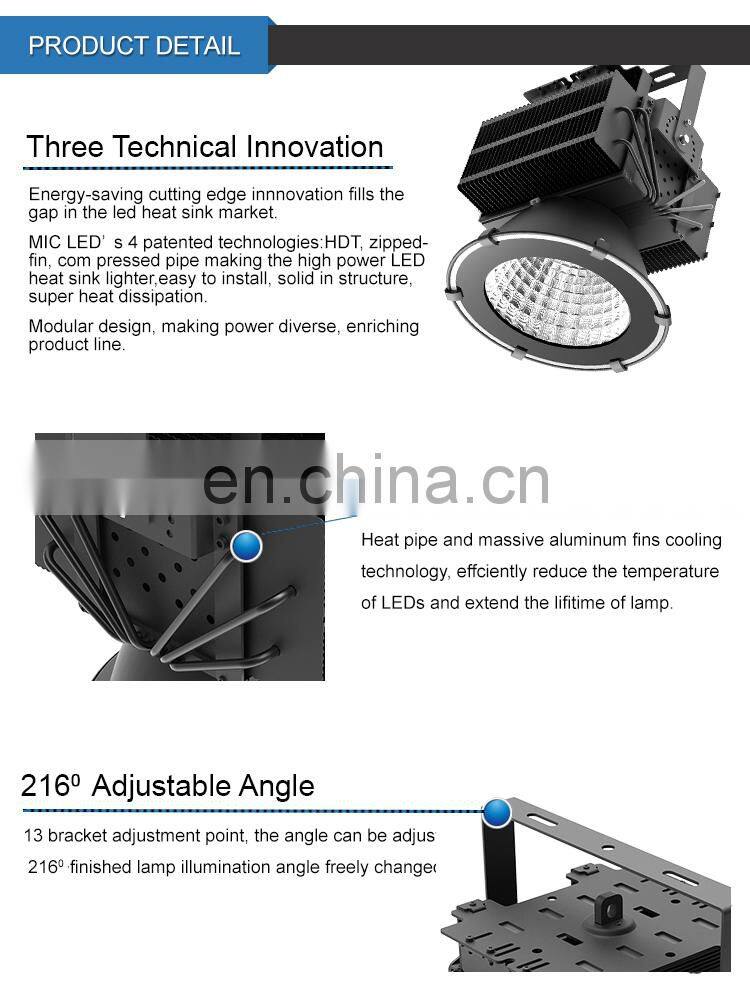 With 5 years warranty IP67 200W 300W 400 watt LED Flood Lighting