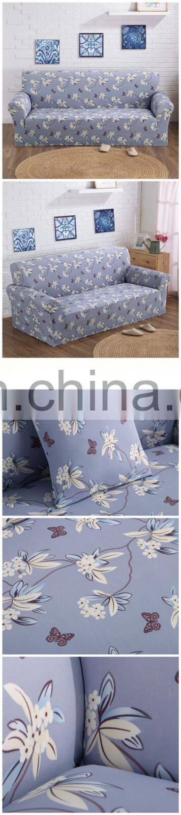 Stretch Sectional Sofa Cover 3 PCS Polyester Spandex Printed Sofa Slipcovers Furniture l shape Couch Cover Protector