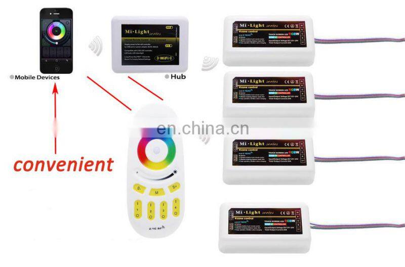 2.4G 5v rgb led strip wifi controller for led light
