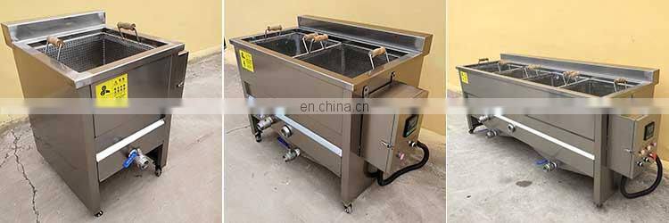 100L oil capacity double commercial deep fryer electric