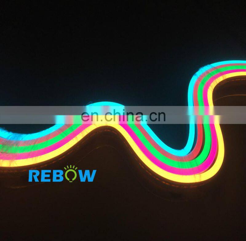 Silicon neon rope lights pink 12V 24V Neon Flex 6mm 8mm led thin neon rope