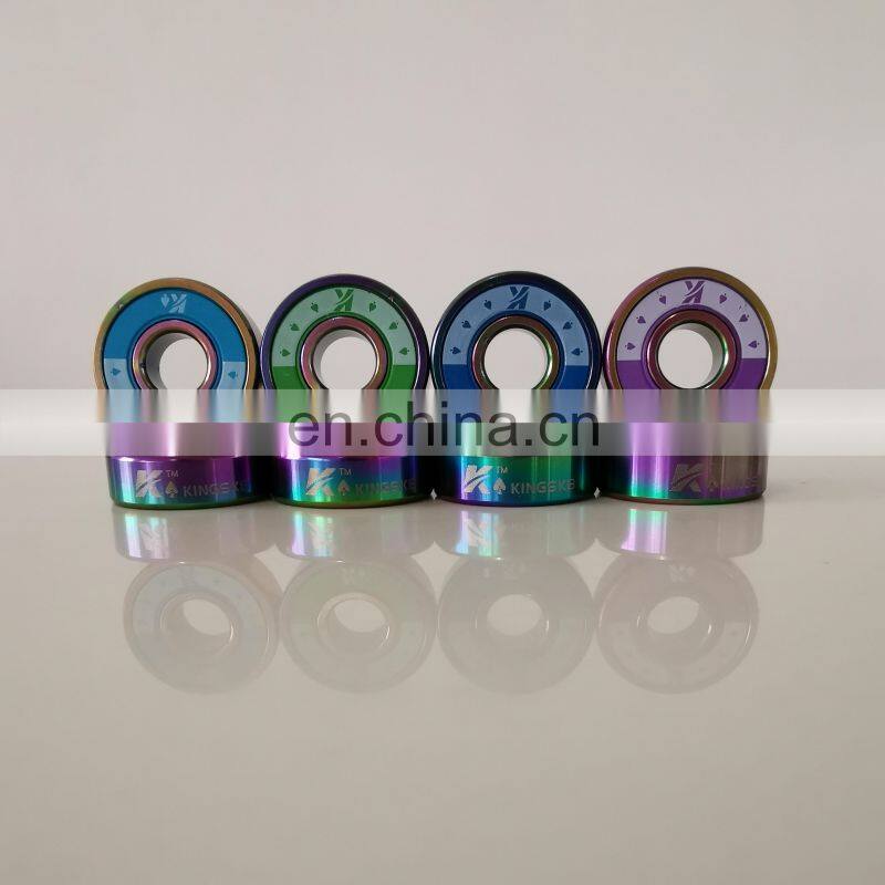 Kingsk8 Colorful Titanium Coating China Skateboard Bearings